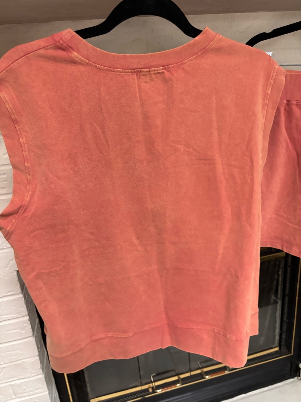 Amazon Womens Muscle Tee Set in Dusty Orange - Picture 4 of 7